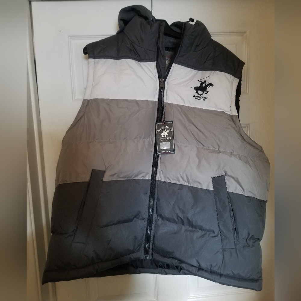 Beverly Hills Polo Club Men's Hooded Vest Size XL - NWT